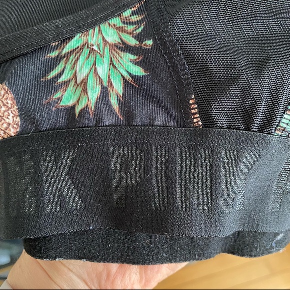 Victoria's Secret PINK Sports Bra with Pineapple Print - Picture 4 of 9